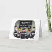 Funny Birthday Card mit Minen Karte (Vorderseite)