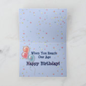 Funny Birthday Card mit Niedlicher Napping Basset  Karte (Innenseite)