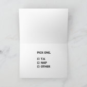 Funny Birthday Card Office Humor Karte (Innenseite)