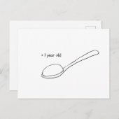 funny birthday card postkarte (Vorne/Hinten)