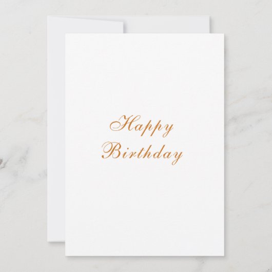 Funny Birthday Card Romantischer Ram mit Blume (Rückseite)