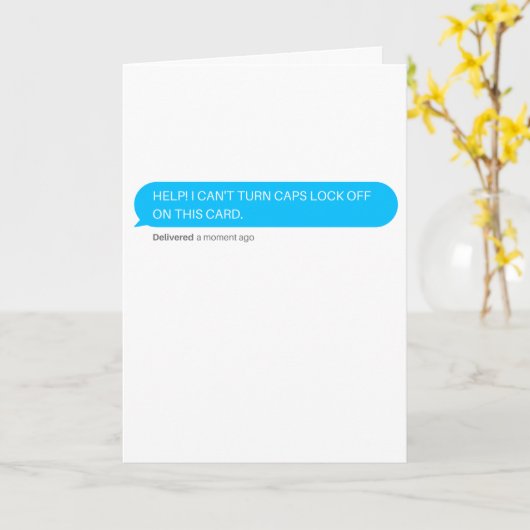 Funny Birthday Card - Schlecht mit Technologie Karte (Gelbe Blume)