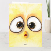 Funny Birthday Card Überraschte Hühneraugen Karte (Rückseite)