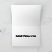 Funny Birthday Card Welsh Corgi Karte (Innenseite)