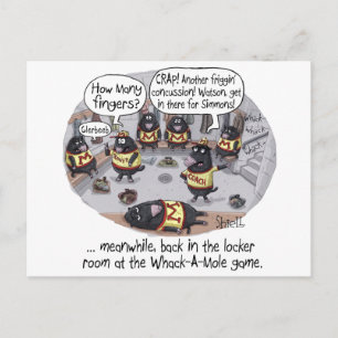 Funny Birthday Card - Whack-a-Mole Postkarte