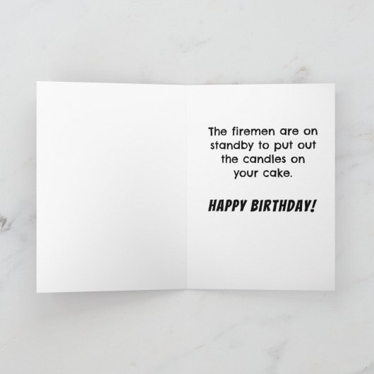 Funny Birthday Card wird älter Karte (Innenseite)