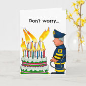 Funny Birthday Card wird älter Karte (Gelbe Blume)