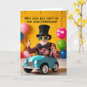Funny Birthday Card Zoom Karte (Gelbe Blume)