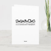 Funny Birthday Cards: Don't Be Scared 2 Karte (Rückseite)