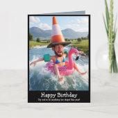 Funny Birthday Cards for men Karte (Vorderseite)