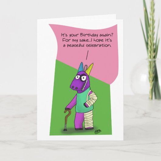 Funny Birthday Cards Karte (Vorderseite)