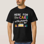 Funny Birthday Celebration Phrase T-Shirt (Vorderseite)