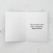 Funny Birthday Chimpanzee Karte (Innenseite)