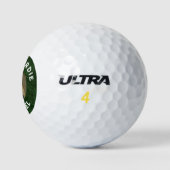 Funny Birthday Collectible Golfball (Logo)
