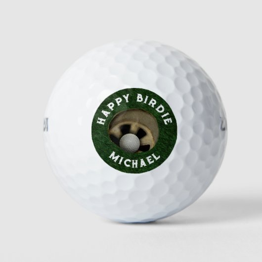 Funny Birthday Collectible Golfball (Vorderseite)