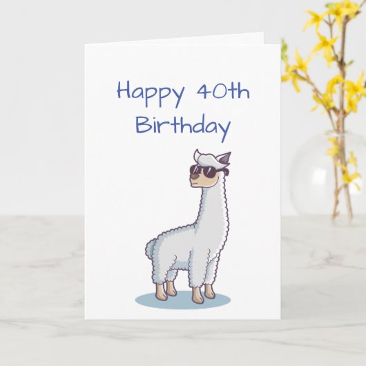 Funny Birthday Custom Age 30. Karte (Gelbe Blume)