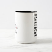 Funny Birthday Custom Unglaublich witzig Age Joge  Zweifarbige Tasse (Mittel)