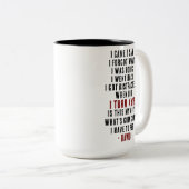 Funny Birthday Custom Unglaublich witzig Age Joge  Zweifarbige Tasse (VorderseiteRechts)