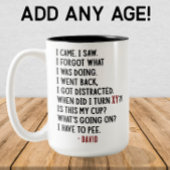 Funny Birthday Custom Unglaublich witzig Age Joge Zweifarbige Tasse