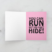 FUNNY BIRTHDAY DINOSAUR CARDS KARTE (Innenseite)