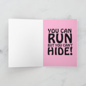 FUNNY BIRTHDAY DINOSAUR CARDS KARTE (Innenseite)