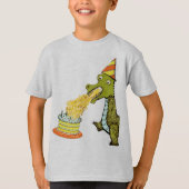 Funny Birthday Dragon T-Shirt (Vorderseite)