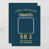 Funny Birthday Einladung (Vorne/Hinten)