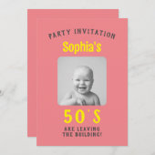 Funny Birthday Einladung (Vorne/Hinten)