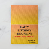 Funny Birthday Fab Video Conference Call Satire Karte (Innenseite)