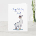 Funny Birthday Friend Age Llama Animal Karte<br><div class="desc">Der Funny Birthday Brother Age Llama     Animal hat meine Schattierungen an,  weil es so viele Kerzen geben wird.</div>