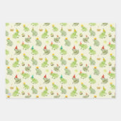 Funny Birthday Frogs HandIllustrierte Niedliche To Geschenkpapier Set (Vorderseite 3)