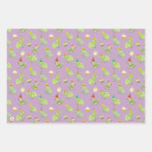 Funny Birthday Frogs HandIllustrierte Niedliche To Geschenkpapier Set (Vorderseite 2)