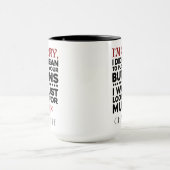 Funny Birthday Gag Mama Personalisiert Tasse (Zentrum)
