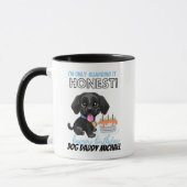 Funny Birthday Geschenk für Black Labrador DOG Mam Tasse (Links)