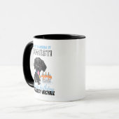 Funny Birthday Geschenk für Black Labrador DOG Mam Tasse (Vorderseite Links)