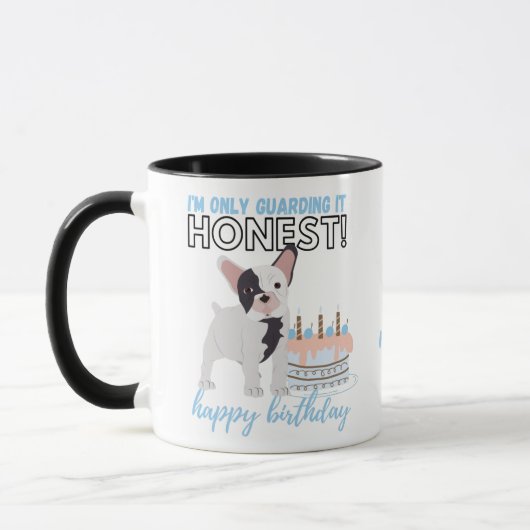 Funny Birthday Geschenk für Französisch Bulldog Ma Tasse (Links)