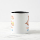 Funny Birthday Geschenk für MOPS DOG Vater Mama Tasse (Zentrum)