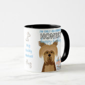 Funny Birthday Geschenk für Yorkshire Terrier Mama Tasse (VorderseiteRechts)