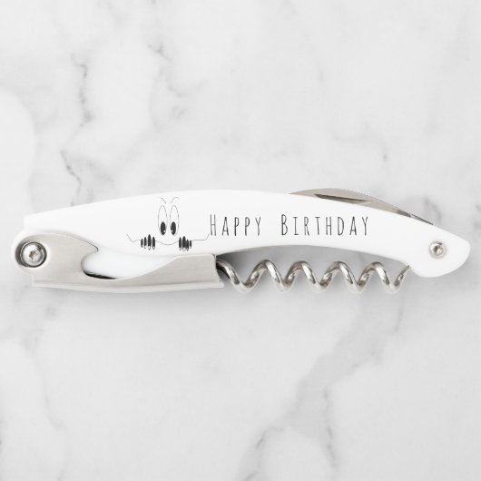 Funny Birthday Geschenk Kellner's Corkschraube Ben Kellnermesser (Vorderseite)