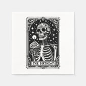 Funny Birthday Gothic Tarot Serviette (Vorderseite)