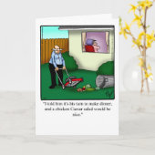 Funny Birthday Grußkarte für Ehefrau Karte (Gelbe Blume)