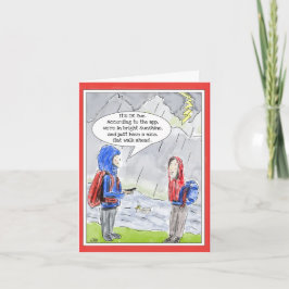 Funny Birthday Grußkarte für Outdoorsy-Leute Karte