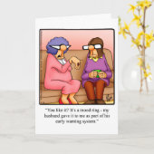 Funny Birthday Grußkarte für sie Karte (Gelbe Blume)