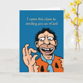 Funny Birthday Grußkarte Karte (Gelbe Blume)