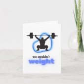 Funny Birthday Gym Fitness Karte (Vorderseite)