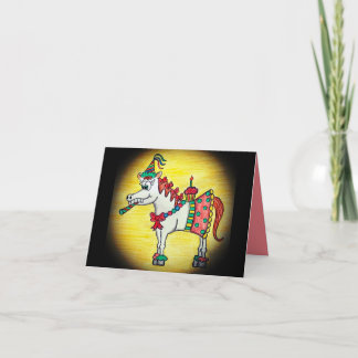 Funny Birthday Horse Card Dankeskarte