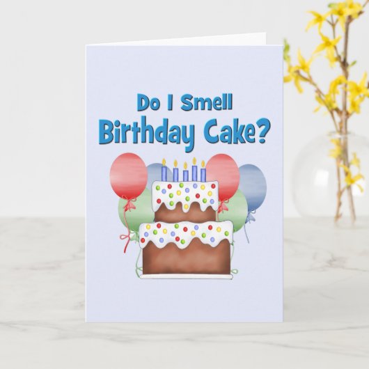 Funny Birthday Karte (Gelbe Blume)