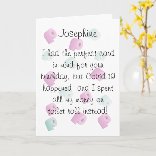 Funny Birthday Karte (Gelbe Blume)