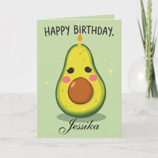 Funny Birthday Let's Get Smashed Avocado Card Karte (Vorderseite)