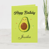 Funny Birthday Let's Get Smashed Avocado Karte (Vorderseite)